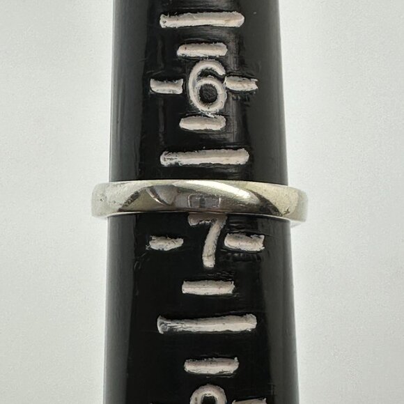 925 Sterling Silver Blue Topaz Ring with Crystal Accents - Size 6.75 - Picture 5 of 11